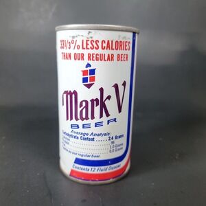 MARK V STRAIGHT STEEL PULL TAB BEER CAN #91-28 PITTSBURGH BREWING PENNSYLVANIA